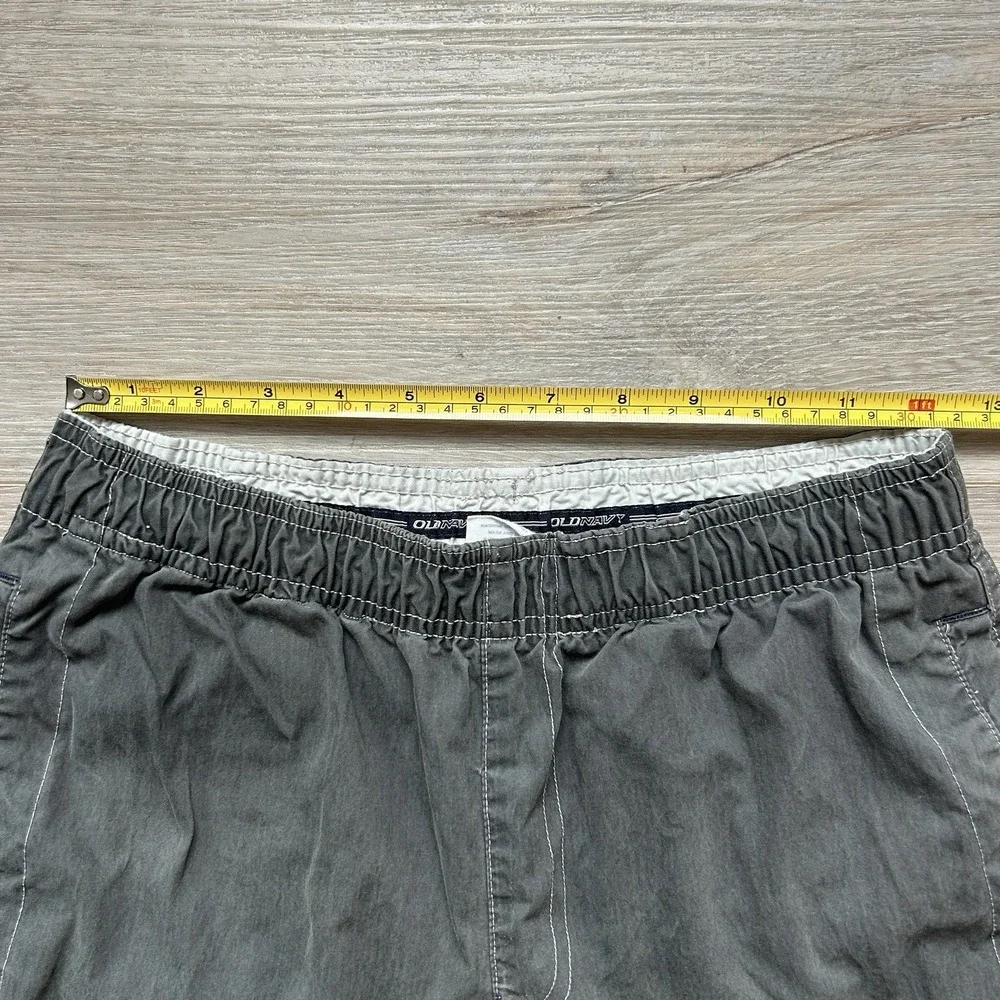 VTG Old Navy 2003 Olive Green Cargo Shorts Boys Size‎ 14